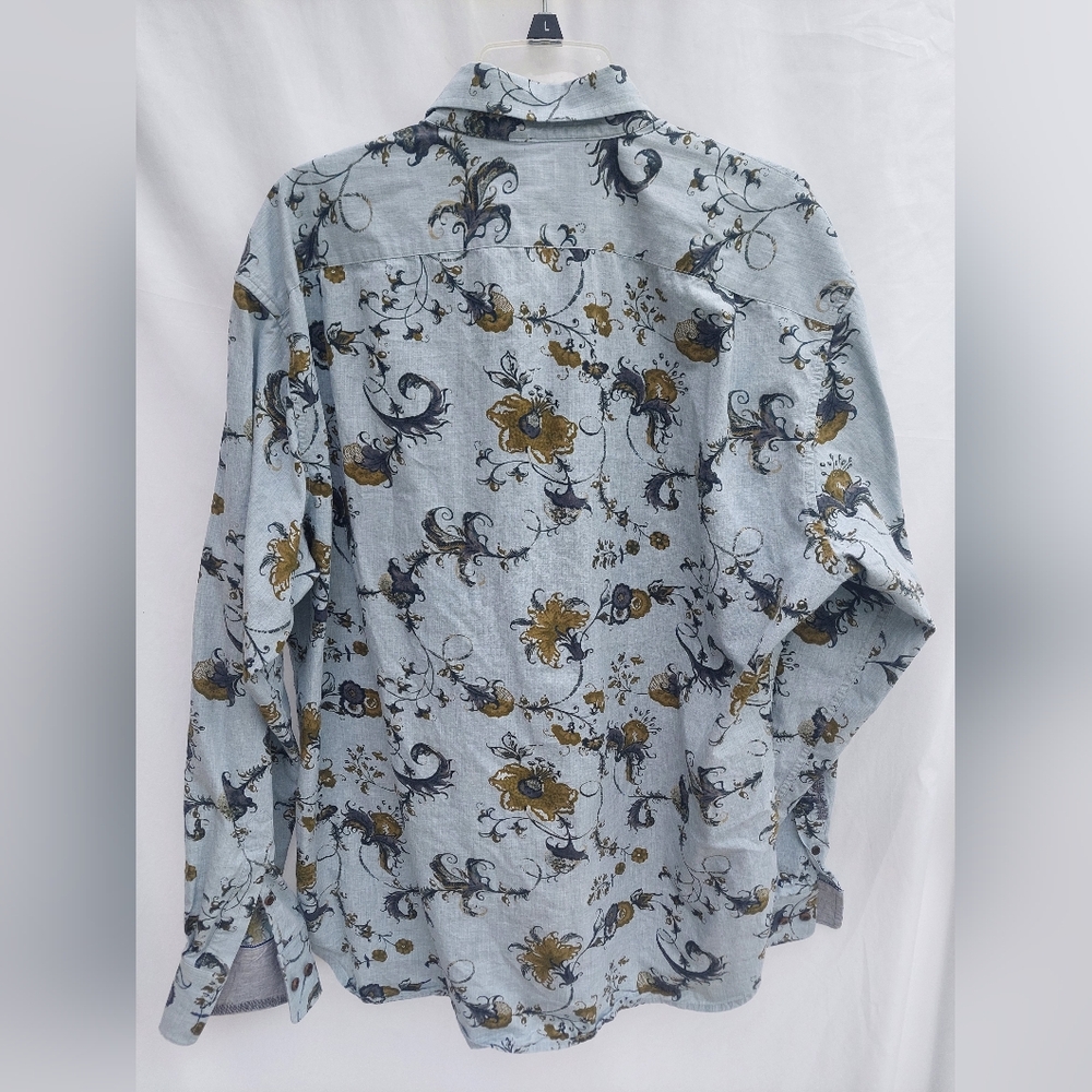 Tommy Bahama "Island Soft" L/S Button Down Shirt XL 100% Cotton - Picture 5 of 8